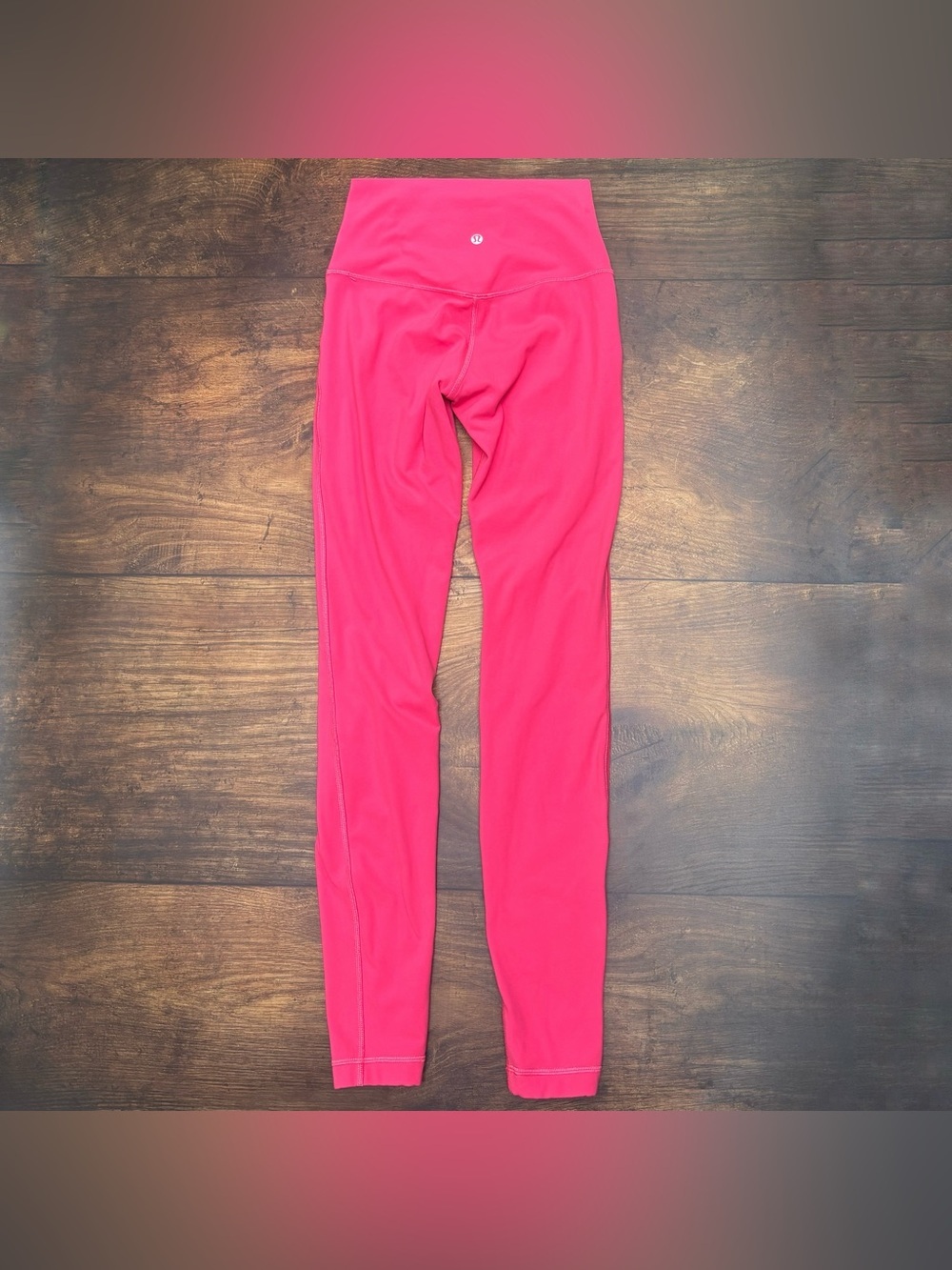 Lululemon Align High Rise Leggings 28" In Pale Raspberry Size 4 - Picture 3 of 6